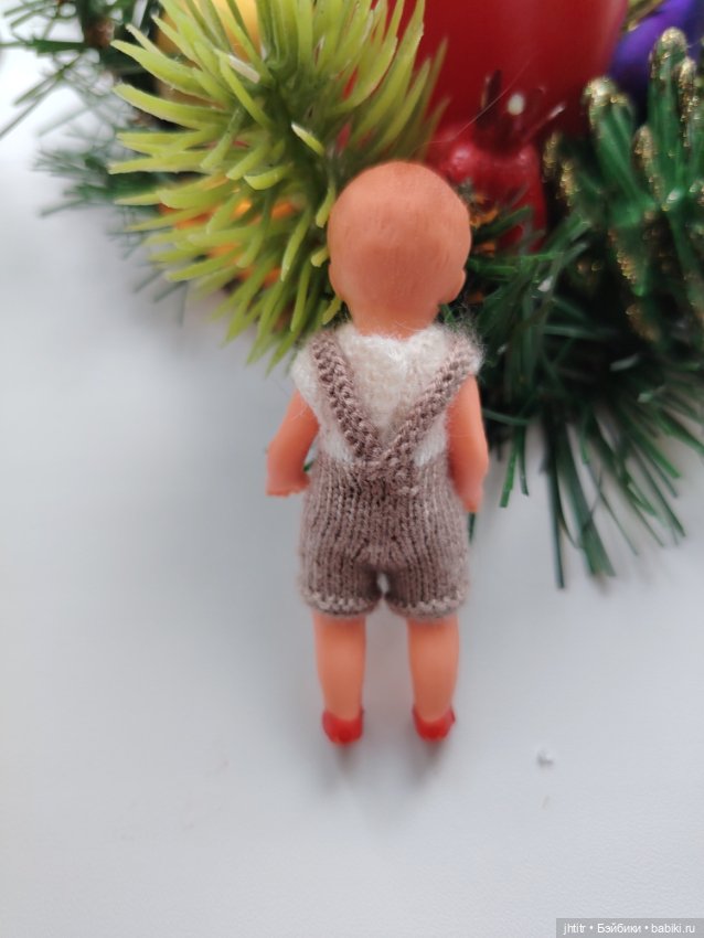 Резиновый пупсик ГДР в комплекте ручной работы (фото 3)