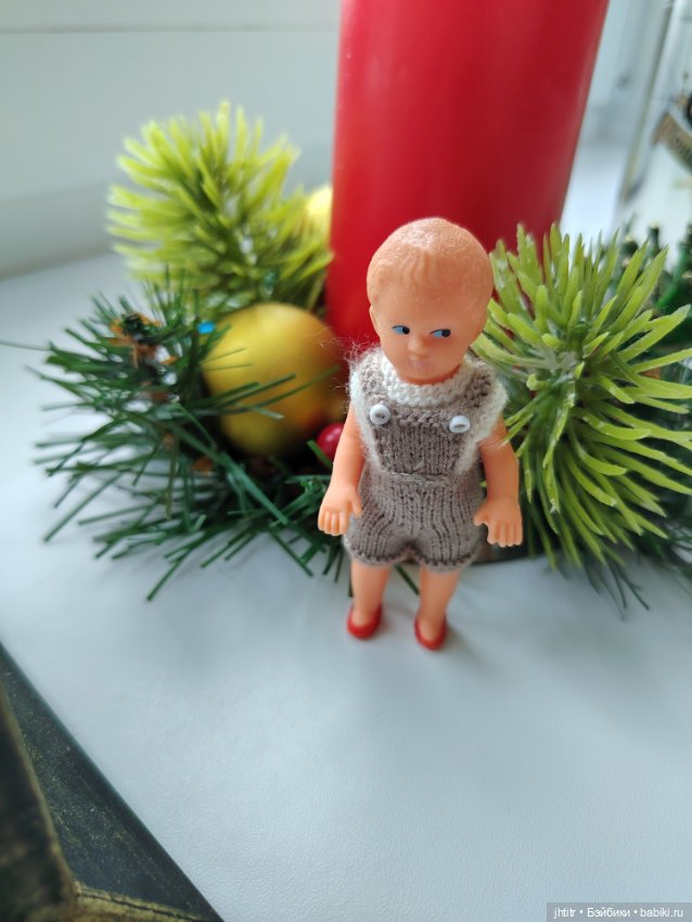 Резиновый пупсик ГДР в комплекте ручной работы