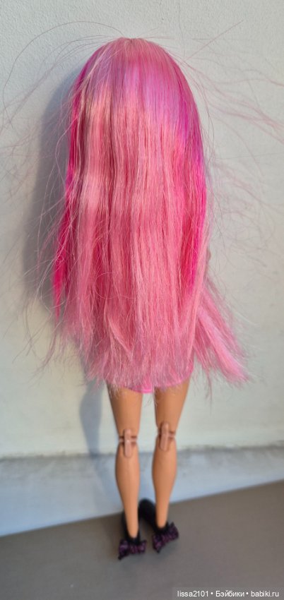 Русалочка Odile на mtm теле. Одиль розовые волосы (фото 8)