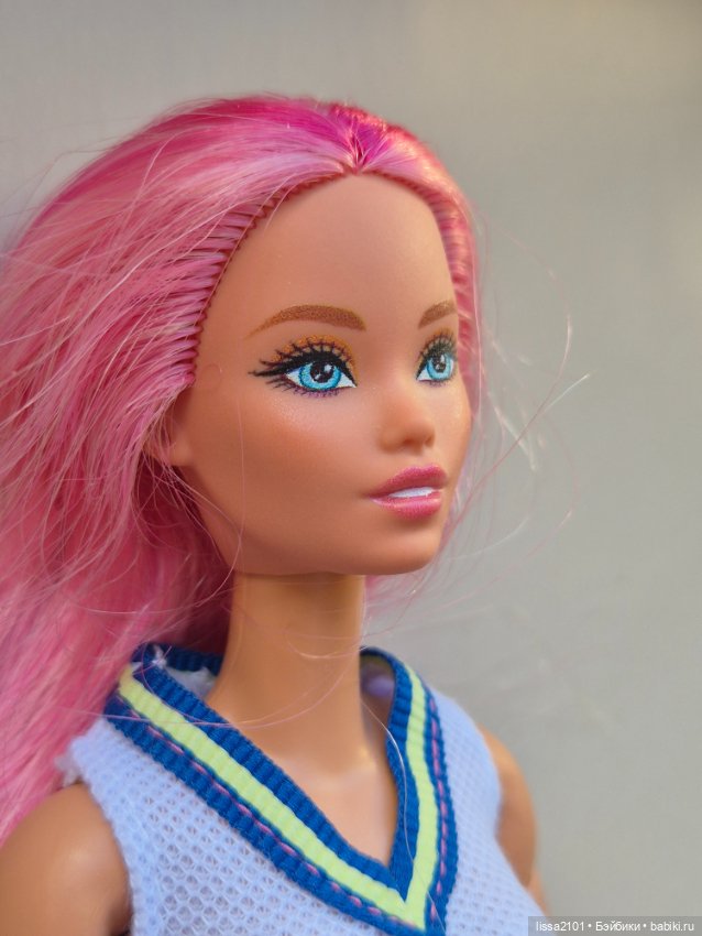 Русалочка Odile на mtm теле. Одиль розовые волосы (фото 5)