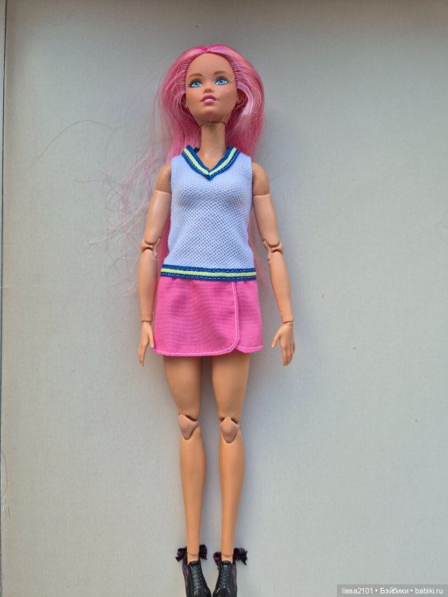 Русалочка Odile на mtm теле. Одиль розовые волосы