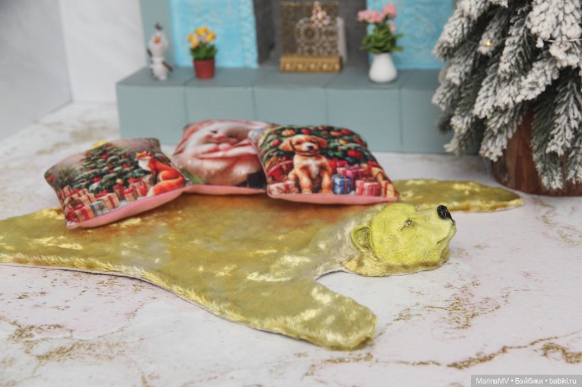 Коврик шкура медведя «Бодрый Лайм!” (фото 2)