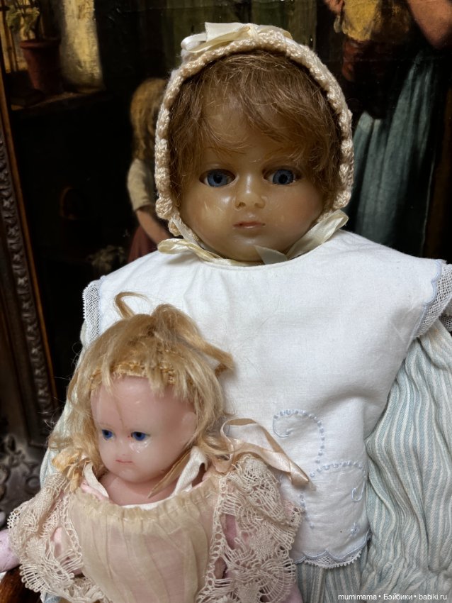2 Восковые английские куколки Lucy Peck рост 54/22 см