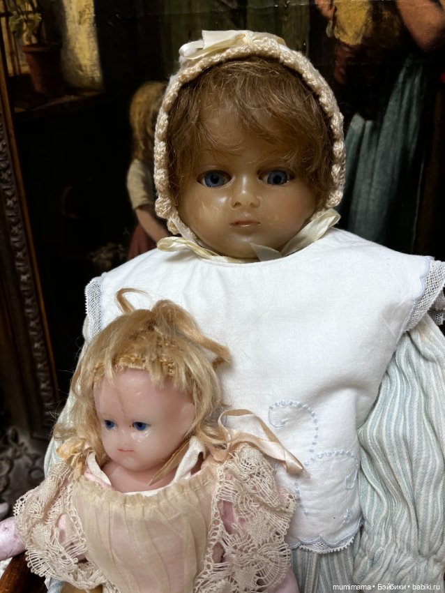 2 Восковые английские куколки Lucy Peck рост 54/22 см