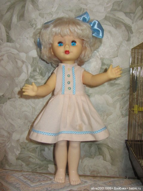 Кукла СССР ф-ки Ленигрушка, молд Марианны Мотовиловой (фото 2)
