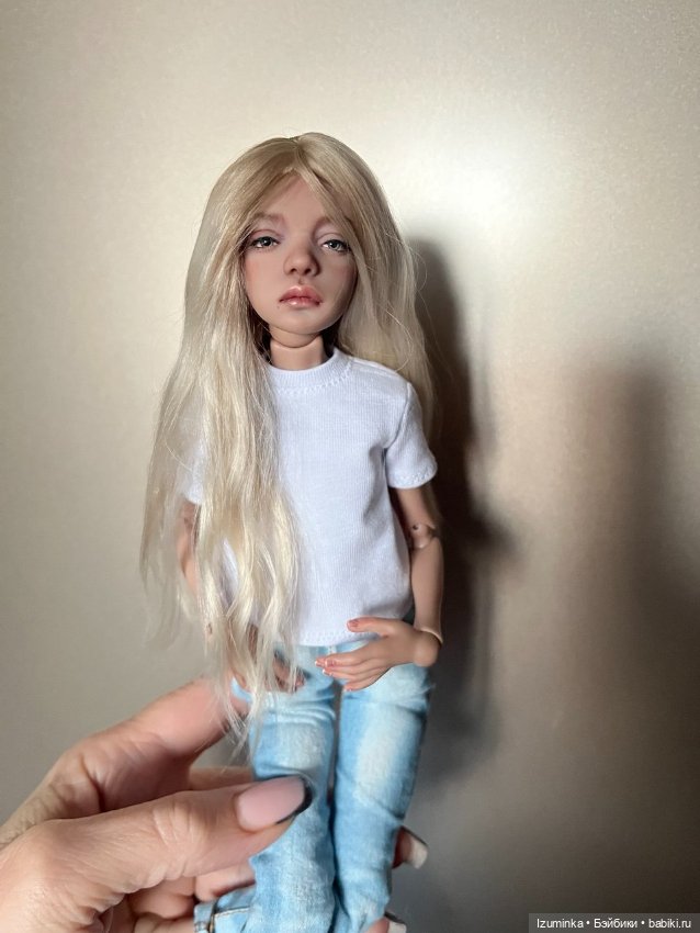 Парик для Лоры Птички омбре из нежной козочки