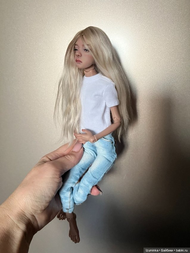 Парик для Лоры Птички омбре из нежной козочки (фото 4)