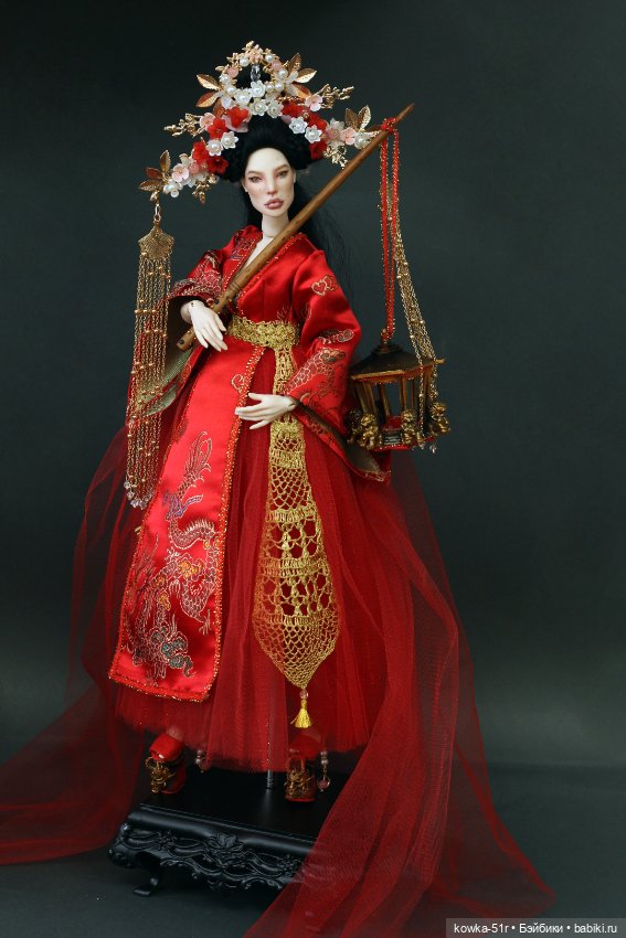 Авторская шарнирная кукла Цунайна