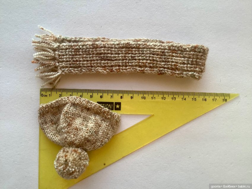 Зимний комплект на бжд тини, 1/6, YoSD (фото 4)