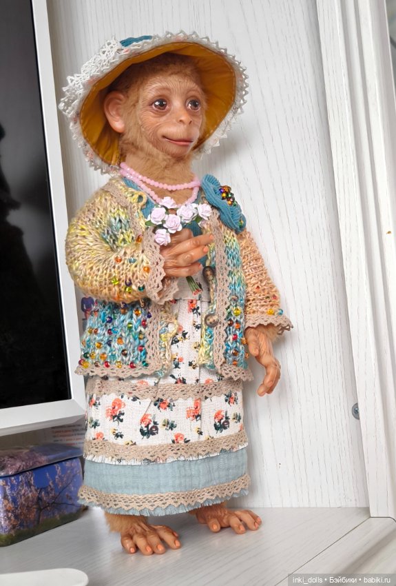 Обезьянка Франческа — Авторские игрушки (фото 3)