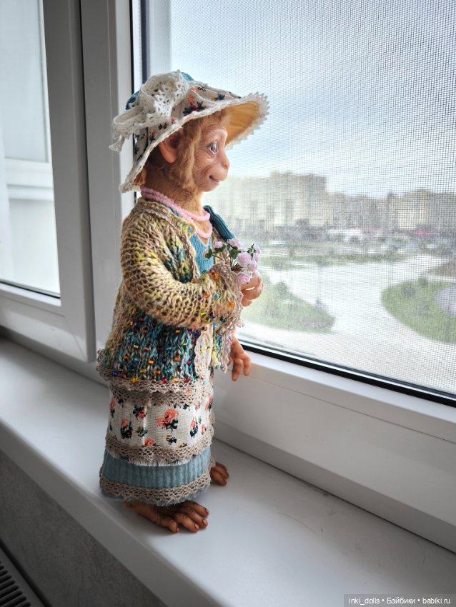 Обезьянка Франческа — Авторские игрушки (фото 6)