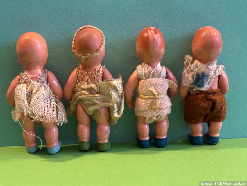 Куколки из колкого пластика Edi, в разных ботиночках, высота 7,5 см (фото 4)