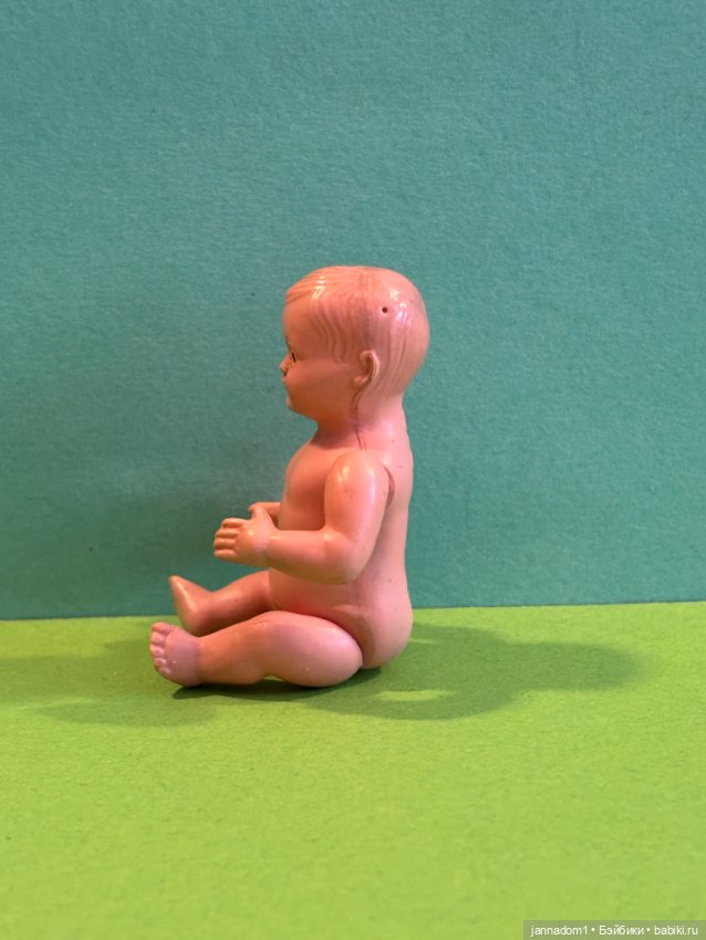 Целлулоидный пупсик Cellba с рельефными волосами, высота 7 см (фото 2)