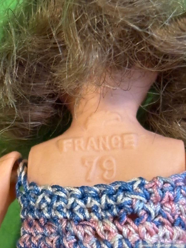 Целлулоидная миниатюрная куколка Petitcollin, высота 8 см (фото 6)