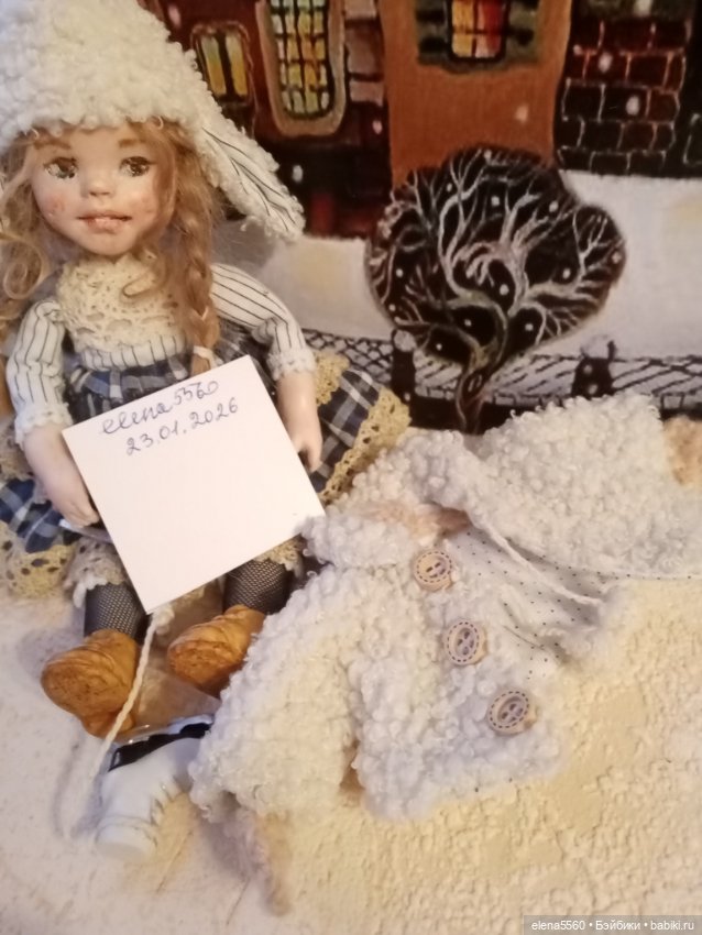 Малышка с коньками — Авторские куклы (фото 2)