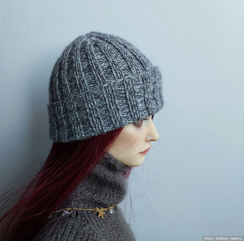 Вязаные шапочки — Одежда для BJD (фото 7)