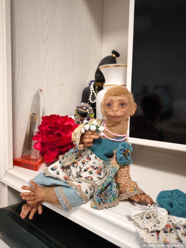 Обезьянка Франческа — Авторские игрушки (фото 8)