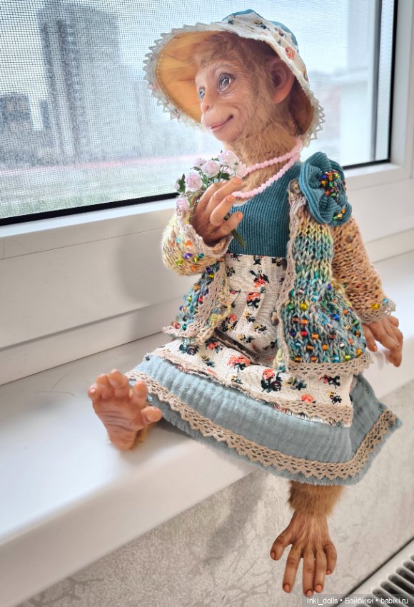 Обезьянка Франческа — Авторские игрушки (фото 4)