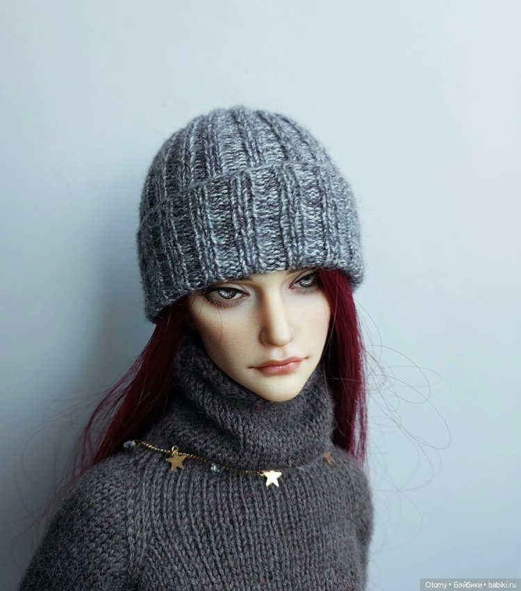 Вязаные шапочки — Одежда для BJD (фото 6)