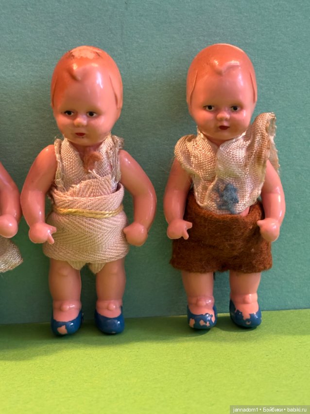 Куколки из колкого пластика Edi, в разных ботиночках, высота 7,5 см (фото 3)