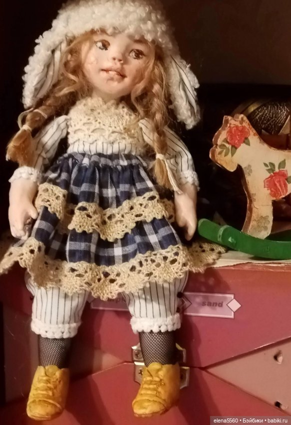 Малышка с коньками — Авторские куклы (фото 5)