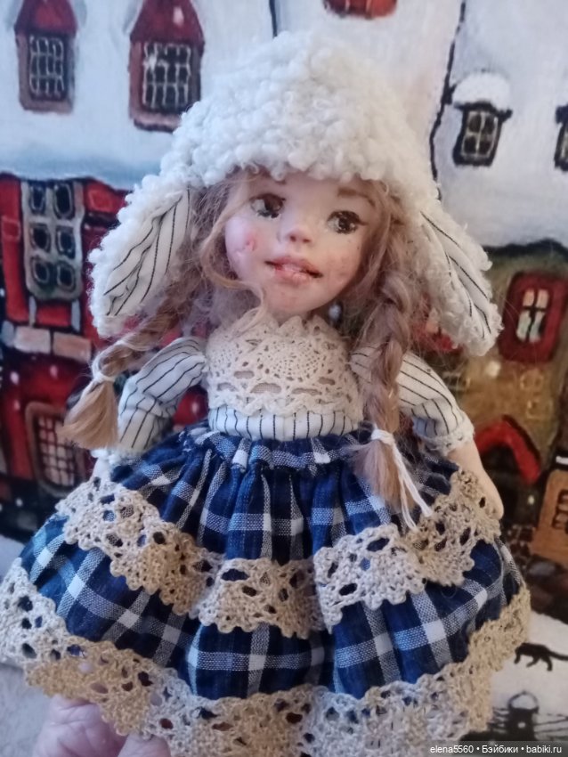 Малышка с коньками — Авторские куклы (фото 3)