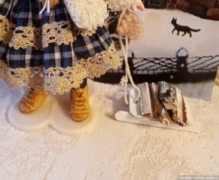 Малышка с коньками — Авторские куклы (фото 4)