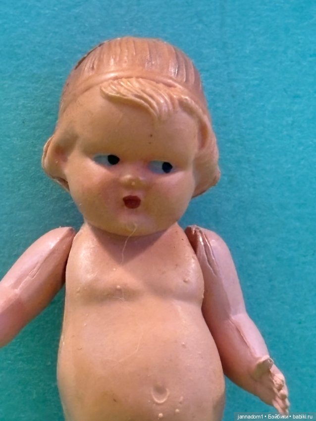 Целлулоидная куколка кьюпик Hayn & Engels, высота 8 см (фото 6)