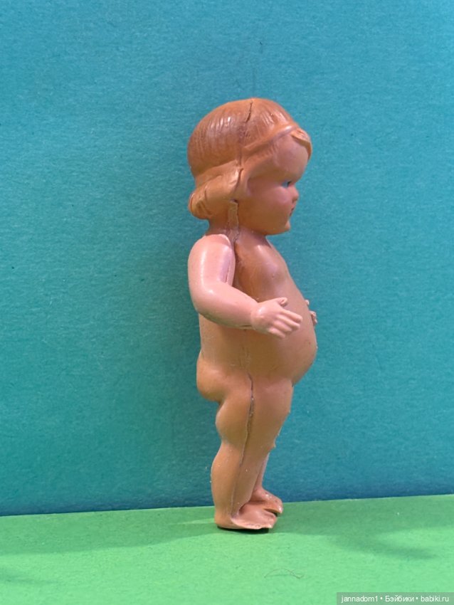 Целлулоидная куколка кьюпик Hayn & Engels, высота 8 см (фото 4)