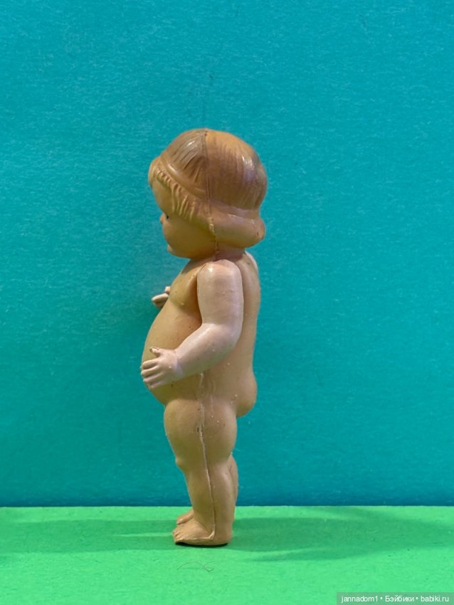 Целлулоидная куколка кьюпик Hayn & Engels, высота 8 см (фото 3)