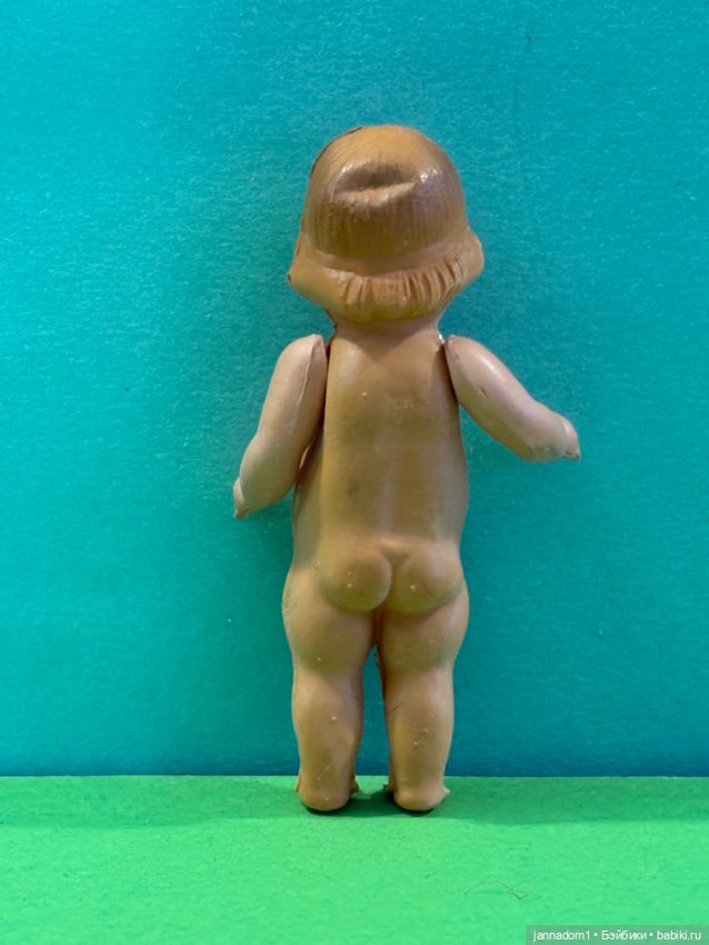 Целлулоидная куколка кьюпик Hayn & Engels, высота 8 см (фото 2)