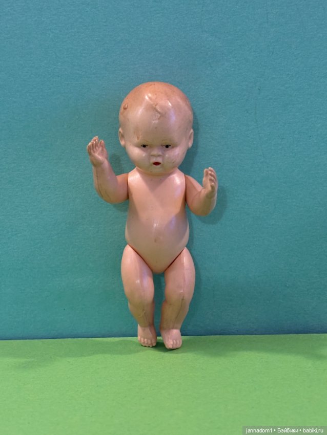 Целлулоидный пупсик Cellba, высота 9 см (фото 5)