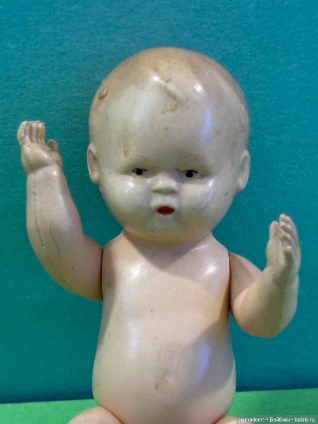Целлулоидный пупсик Cellba, высота 9 см (фото 6)