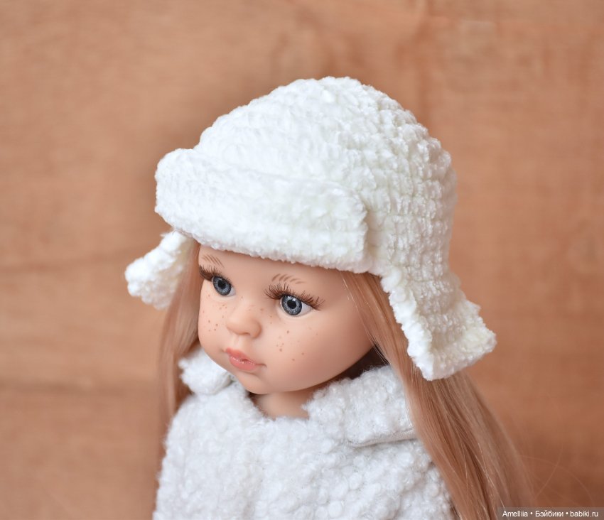 Шапка-ушанка для кукол БЖД и Паола Рейна (фото 2)