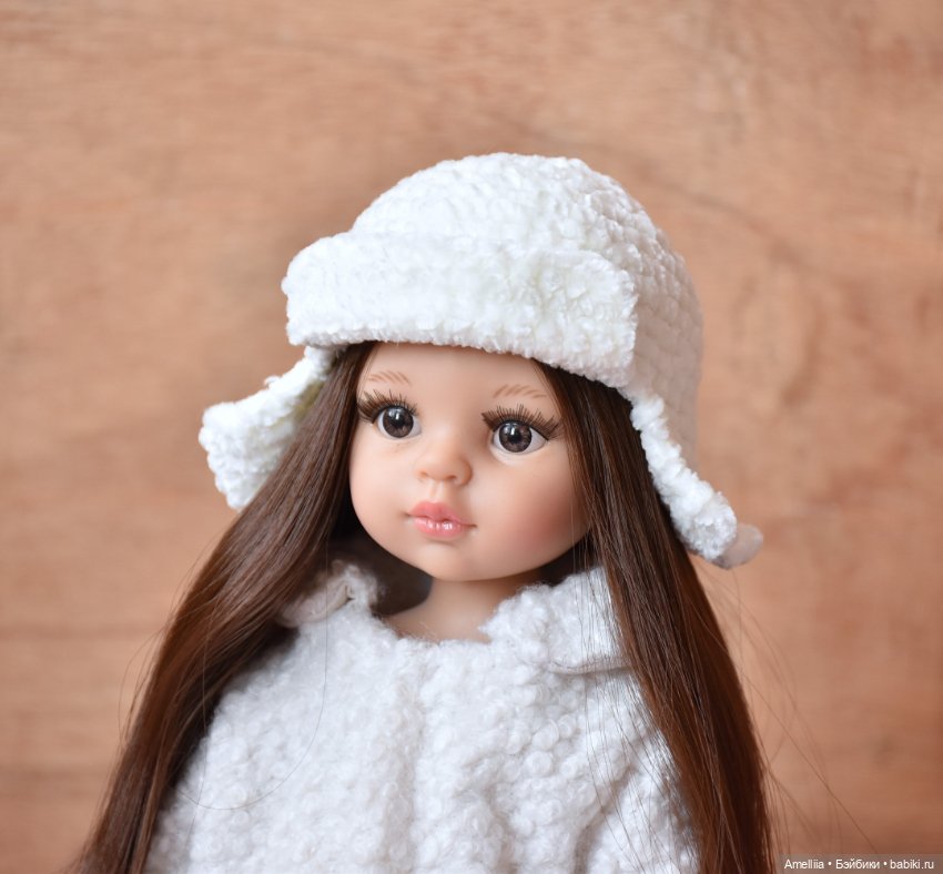 Шапка-ушанка для кукол БЖД и Паола Рейна (фото 3)