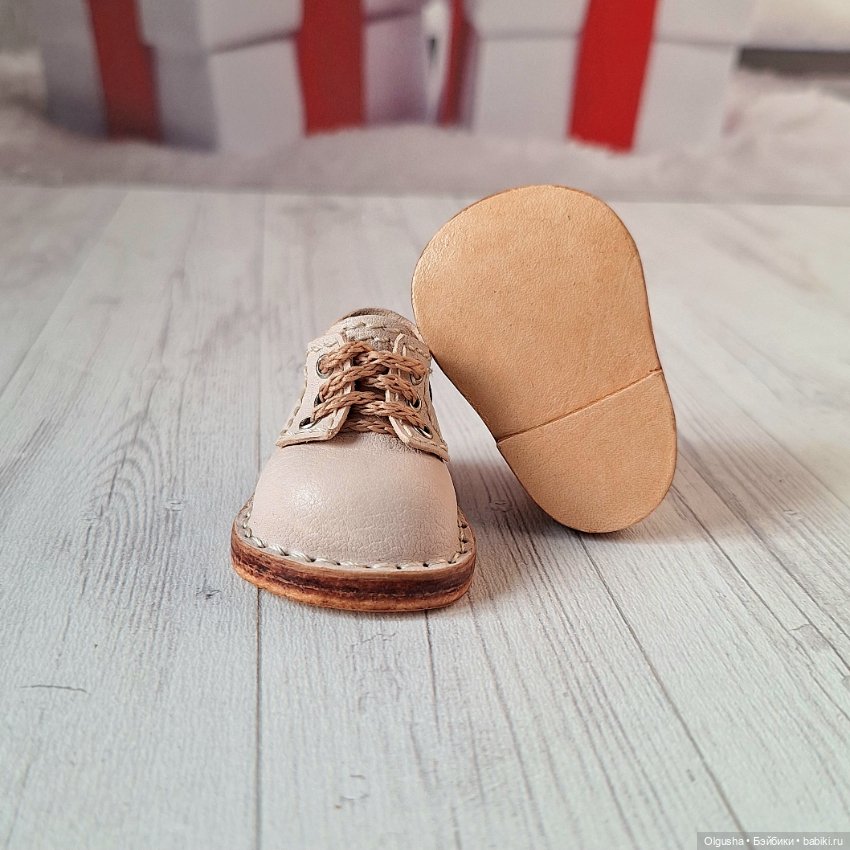 Кожаные ботиночки "капелька" на Паолу (фото 7)