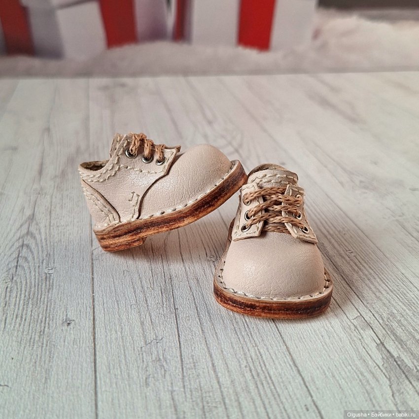 Кожаные ботиночки "капелька" на Паолу (фото 5)