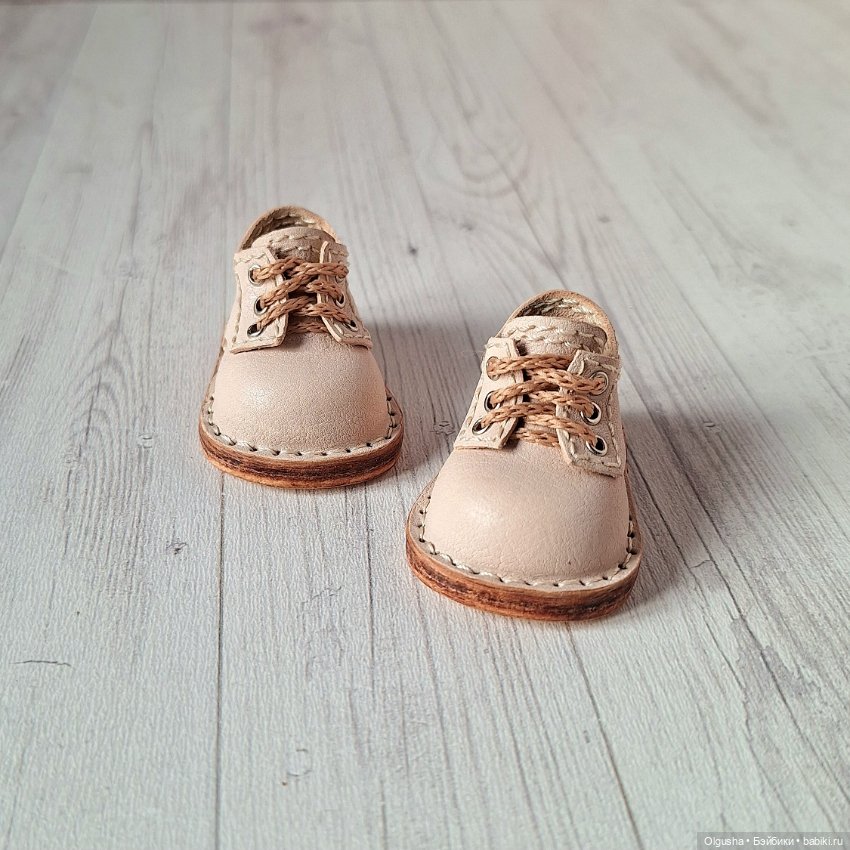 Кожаные ботиночки "капелька" на Паолу (фото 4)