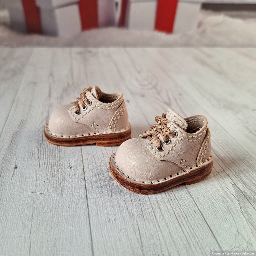 Кожаные ботиночки "капелька" на Паолу (фото 8)