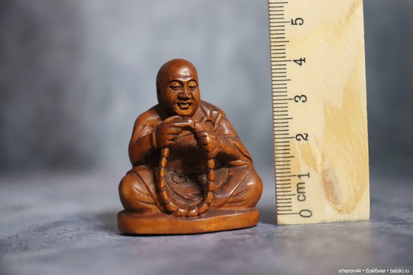 Нэцкэ "Монах с четками" — Статуэтки (фото 6)