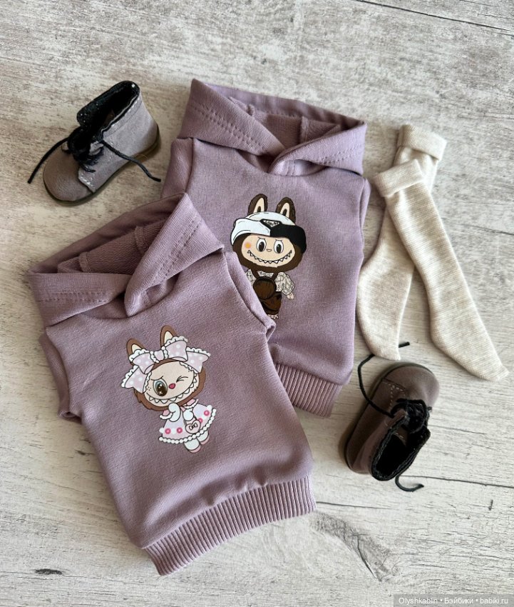 Худи на Минифи, слим-МСД — Одежда для BJD (фото 5)