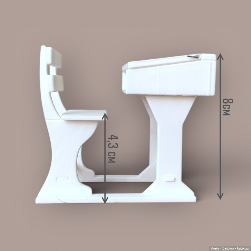 Парта — Миниатюра для кукол (фото 5)