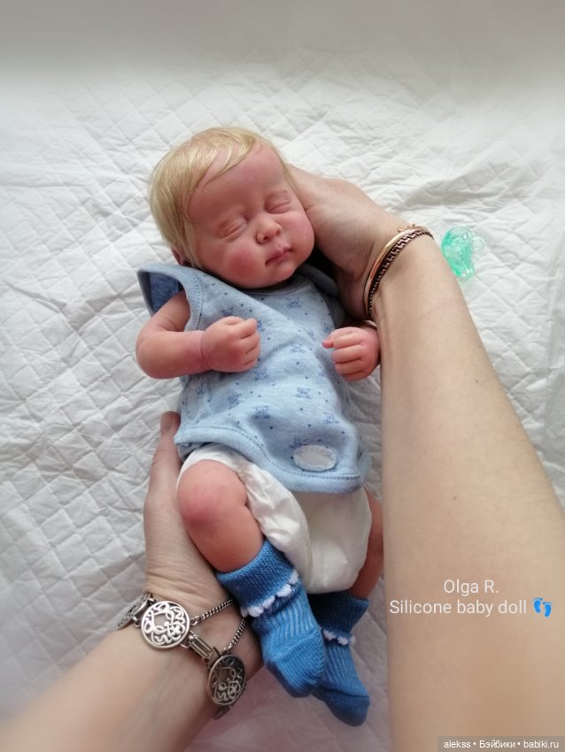 Авторская, полностью силиконовая кукла (фото 3)