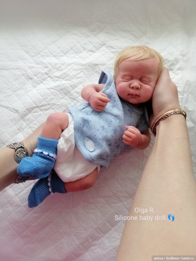 Авторская, полностью силиконовая кукла (фото 5)