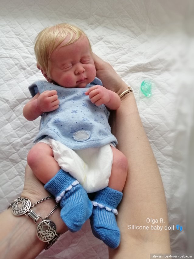 Авторская, полностью силиконовая кукла (фото 4)