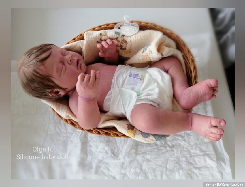 Авторская, силиконовая кукла