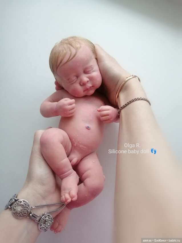 Авторская, полностью силиконовая кукла (фото 8)