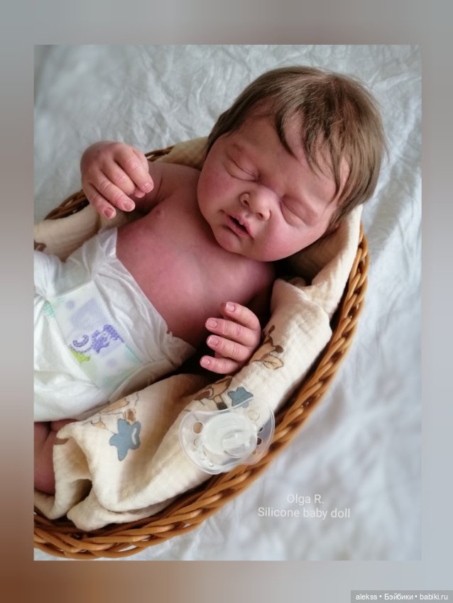 Авторская, силиконовая кукла (фото 2)