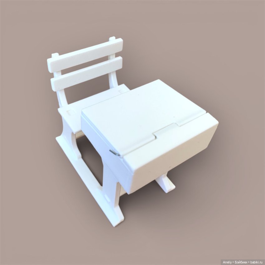Парта — Миниатюра для кукол (фото 3)