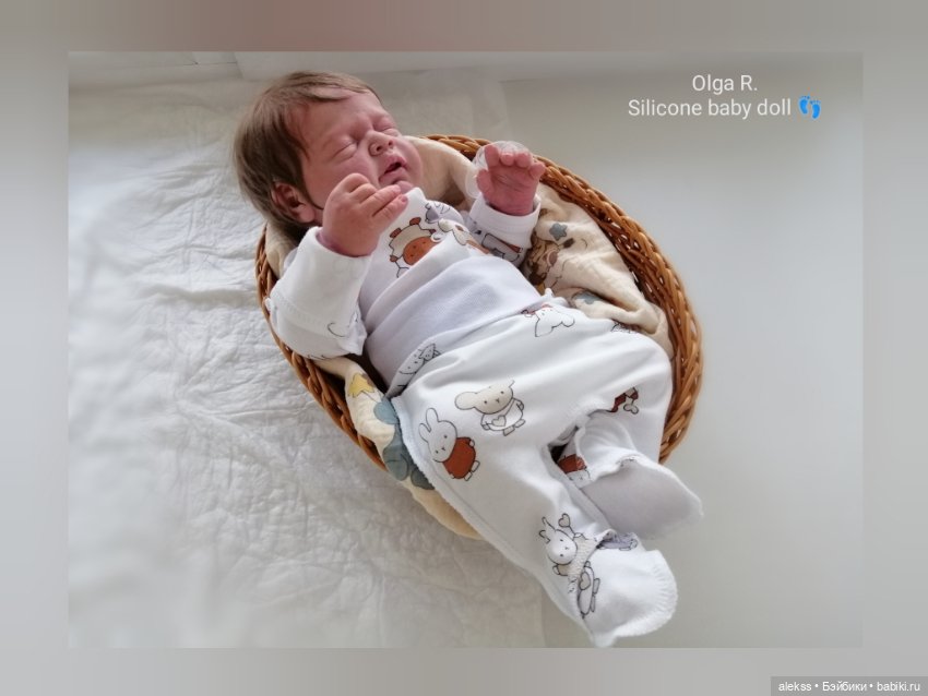 Авторская, силиконовая кукла (фото 3)
